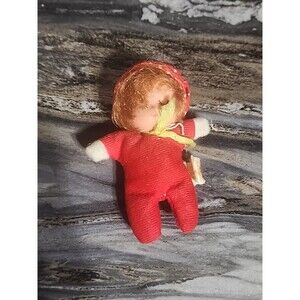 Vintage Fun World Fruit  Matchpack Cherry Pie Pocket Doll RARE